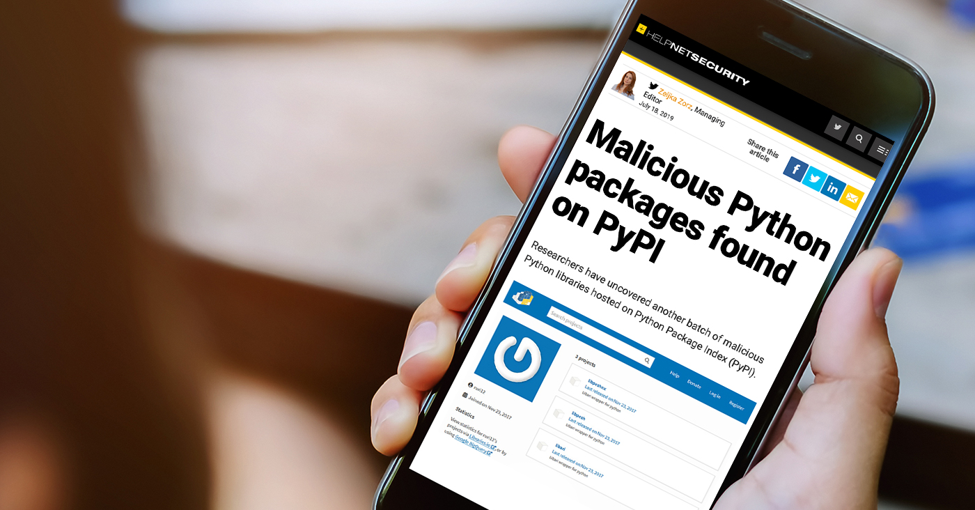 Malicious python packages found on pypi
